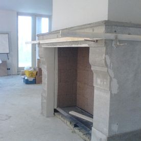 open haard stucen